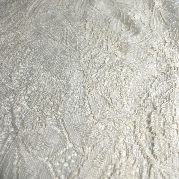 Alythea - Sleeveless Lace A-Line Dress - Ivory - Size Small - Picture 4 of 7